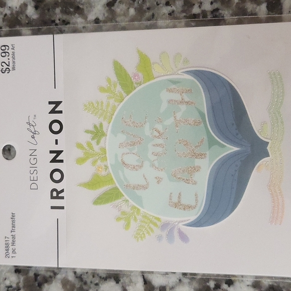 Iron ons variety pack flag bling, disney,rainbow x3, earth - Picture 3 of 5